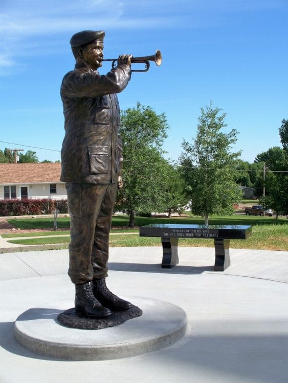 Taps by Pamela Harr Eastern Montana Plains Veterans Memorial, Ft. Peck, MT Dedicated 7-4-17July 4 2017